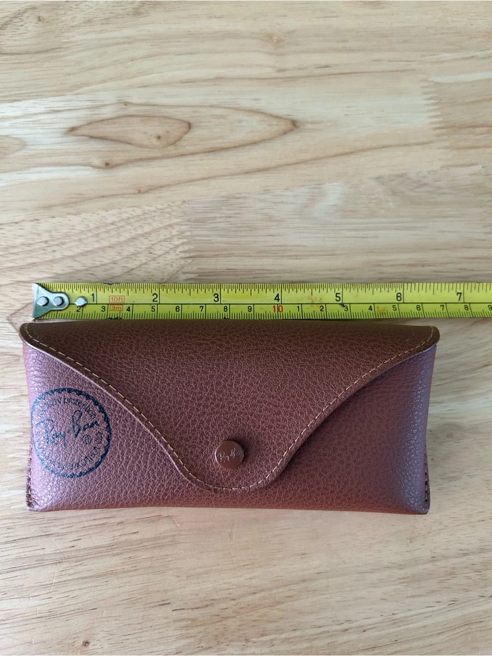 Ray-Ban Brown Leather Sunglasses Case